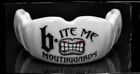 Bite Me Grappling Mouthguard &mdash; Front