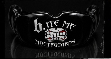 Bite Me Warrior Mouthguard &mdash; Front